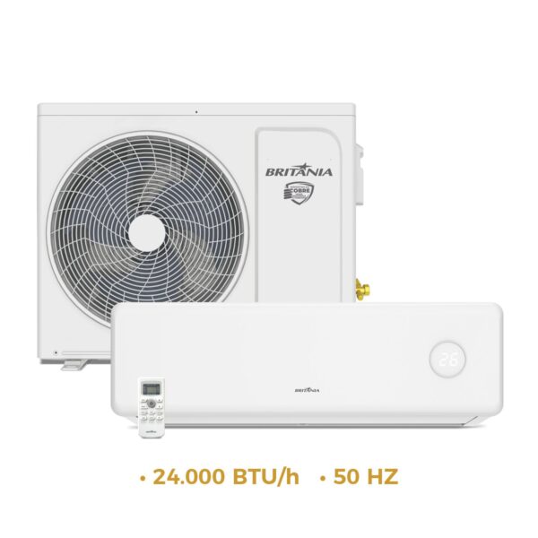 Aire Acondicionado Britania BAC24PYI 24.000 BTU Frio/Calor Gas R410A - 220V/50HZ - 13017
